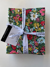 Load image into Gallery viewer, 'Flower Show Collection' (Greens/Reds)Fat Quarters - Liberty Fabric