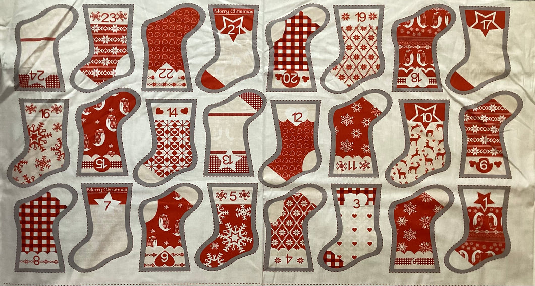 FABRIC FREEDOM - Nordic Christmas Stocking (Panel)