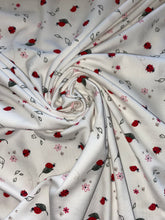 Load image into Gallery viewer, Ladybird floral Jersey Print
