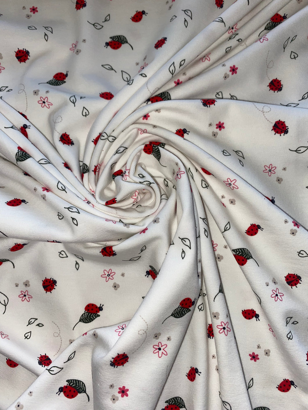 Ladybird floral Jersey Print