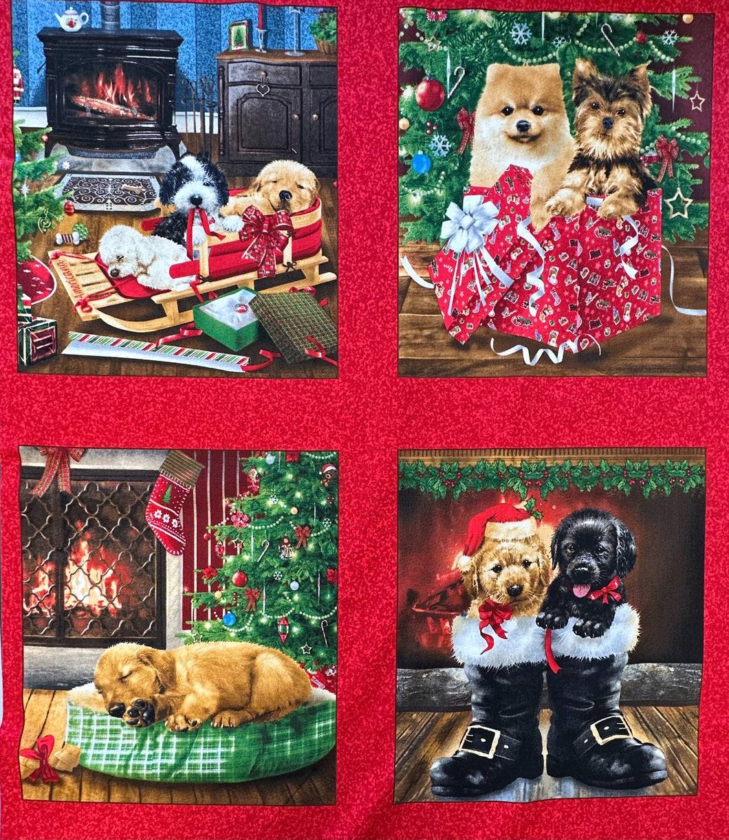 Fireside Pups Christmas