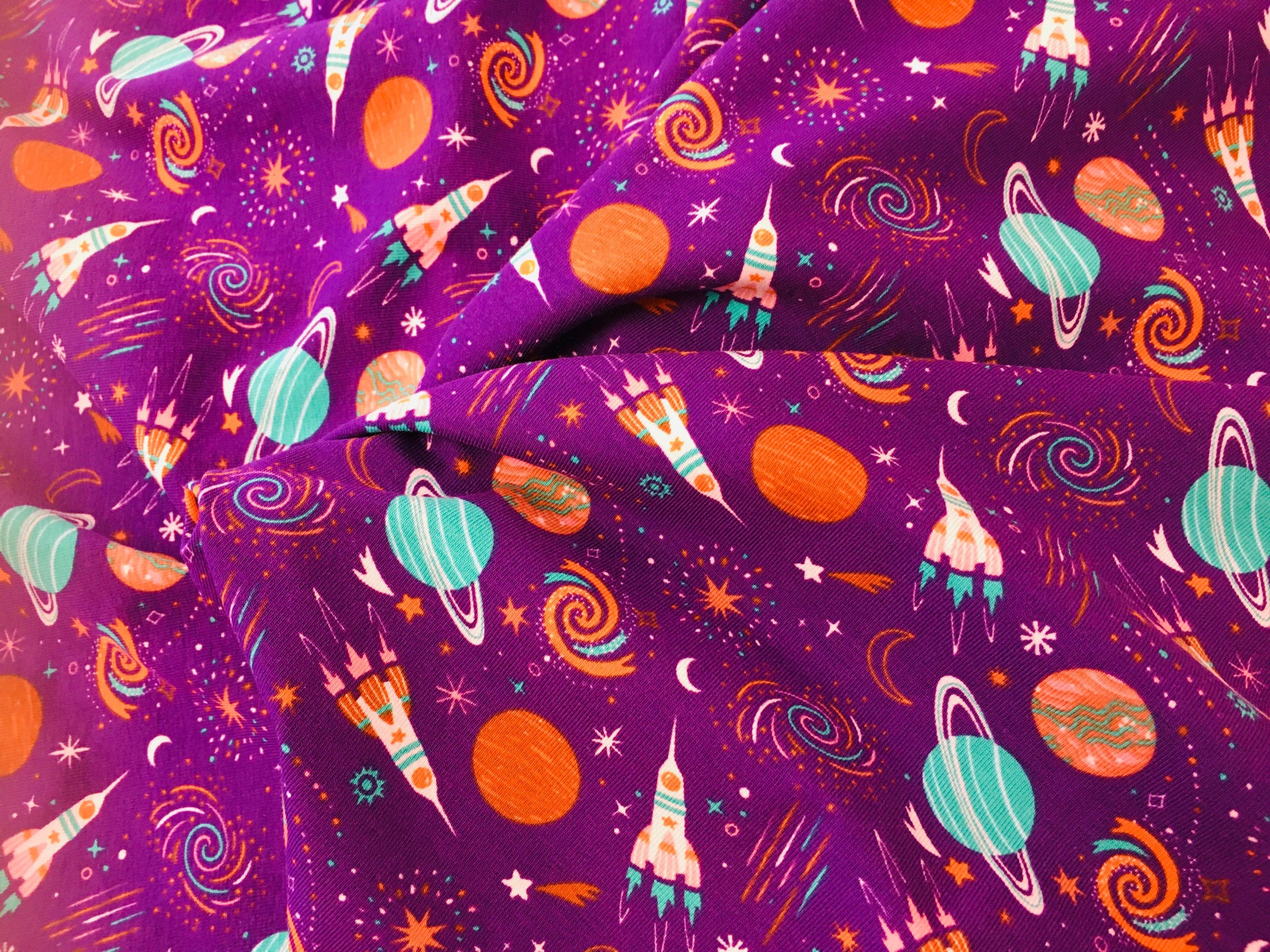 Space Print Cotton Jersey – Coventry Sewing Centre