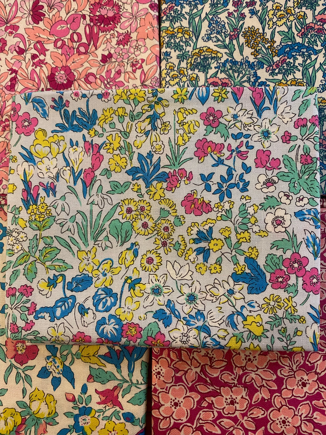 'Flower Show Collection' (Floral) Fat Quarters - Liberty Fabric